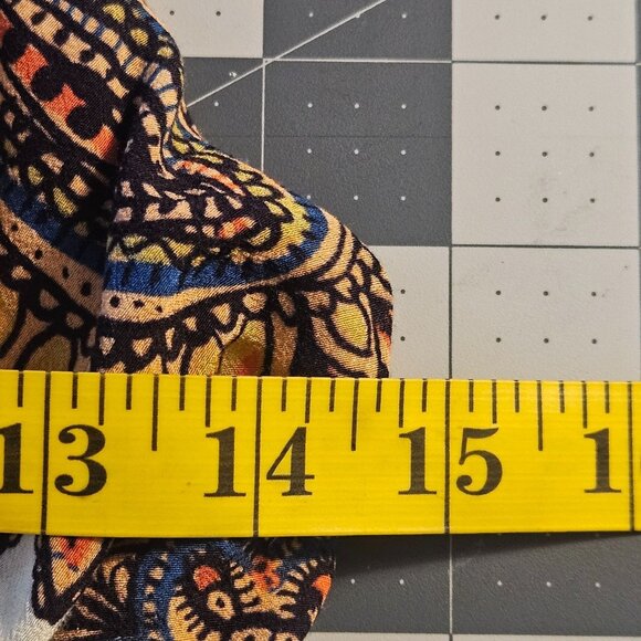 Free People Paisley Drape Halter Crop Top Boho Festival Summer Style Size XS - Picture 6 of 13